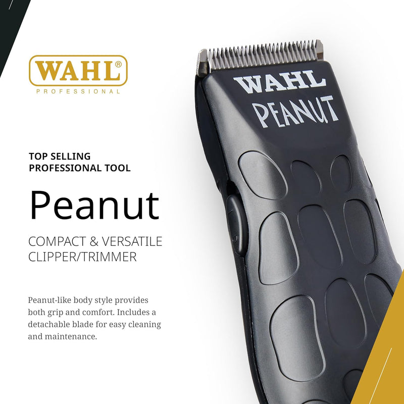 Wahl Professional Peanut Corded Trimmer - Compact, Lightweight Powerful Rotary Motor Grooming Tool