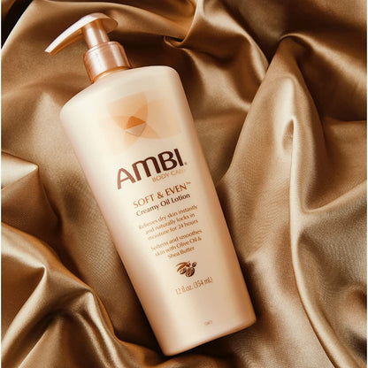 Ambi Skincare Soft & Even Creamy Oil Lotion, 12 Ounce