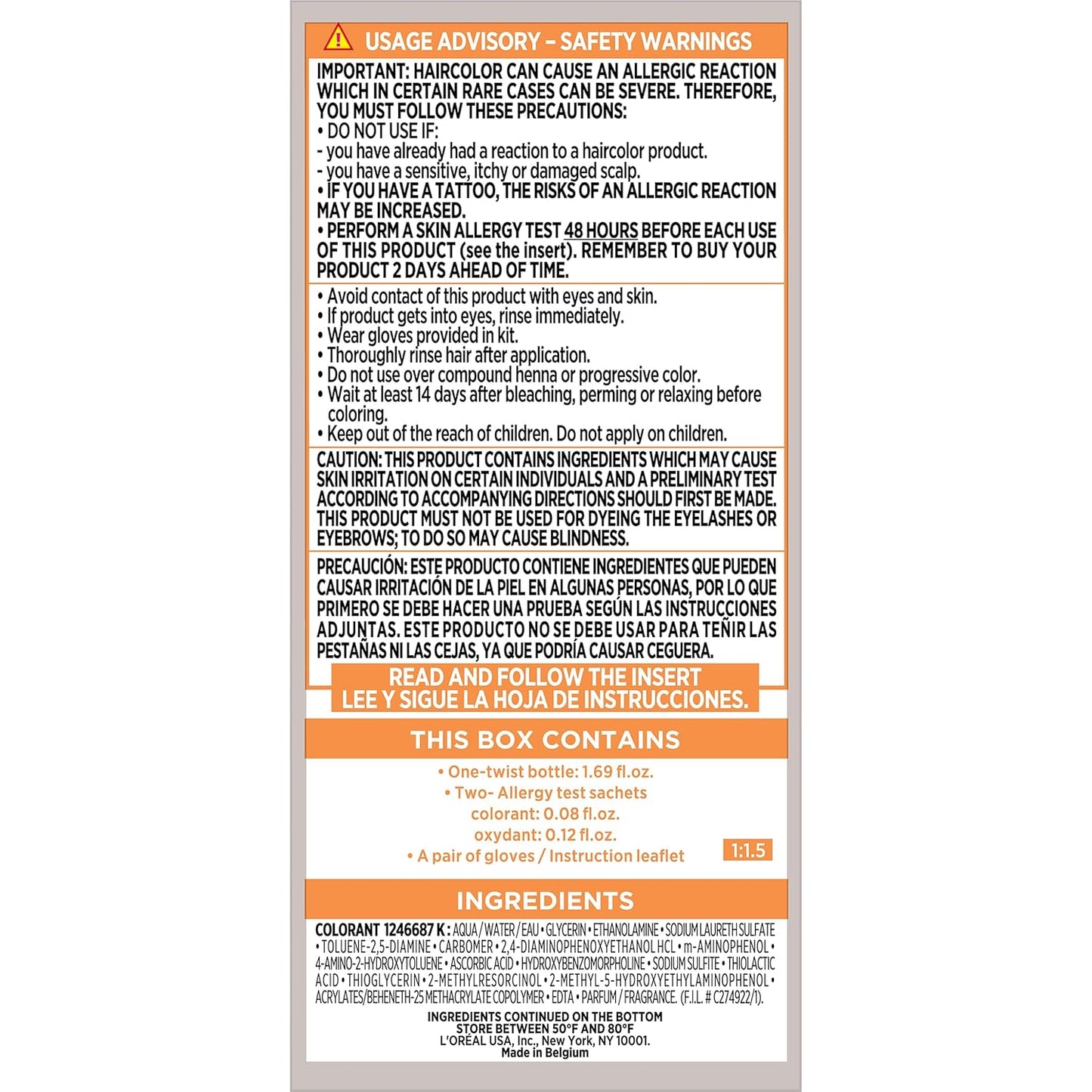 L’Oreal Paris Men Expert One Twist Mess Free Permanent Hair Color, Mens Hair Dye to Cover Grays, Easy Mix Ammonia Free Application, Light Medium Brown 05, 1 Application Kit