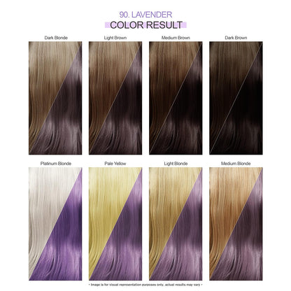 Adore Semi Permanent Hair Color - Vegan and Cruelty-Free Purple Hair Dye - 4 Fl Oz - 090 Lavender
