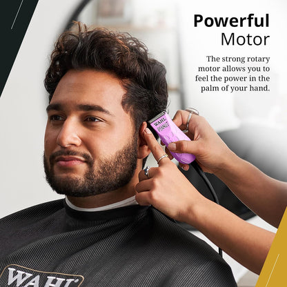 Wahl Professional Pink Peanut Corded Trimmer - Compact, Lightweight Powerful Rotary Motor Grooming Tool