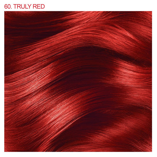 Adore Semi Permanent Hair Color - Vegan and Cruelty-Free Red Hair Dye - 4 Fl Oz - 060 Truly Red