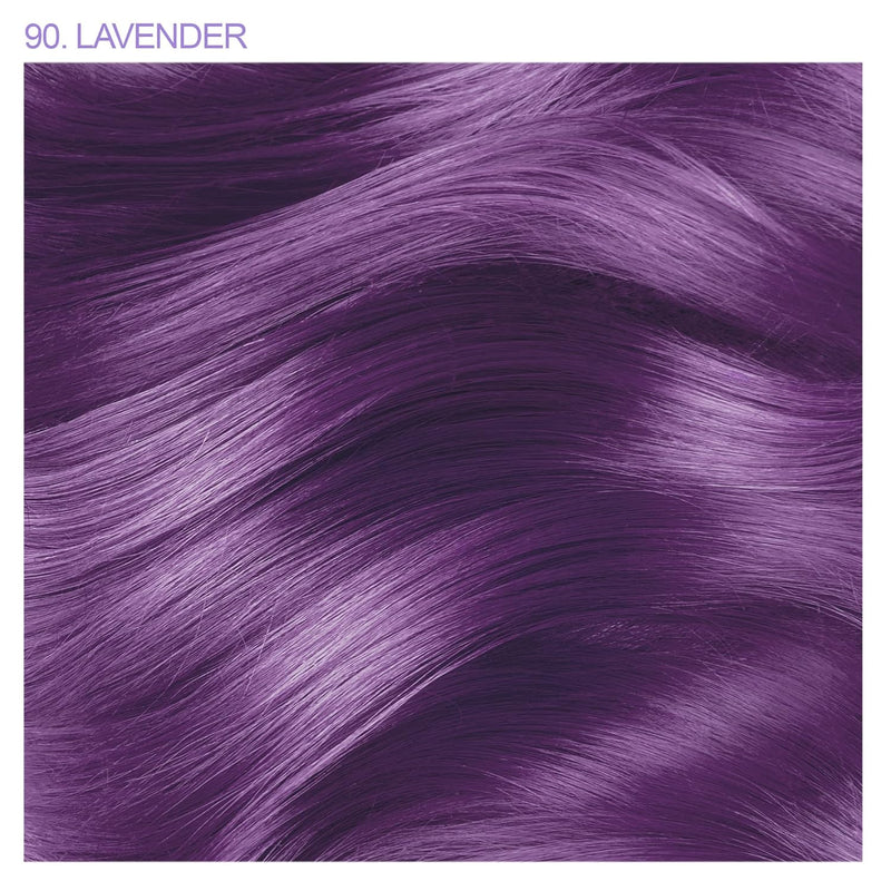Adore Semi Permanent Hair Color - Vegan and Cruelty-Free Purple Hair Dye - 4 Fl Oz - 090 Lavender