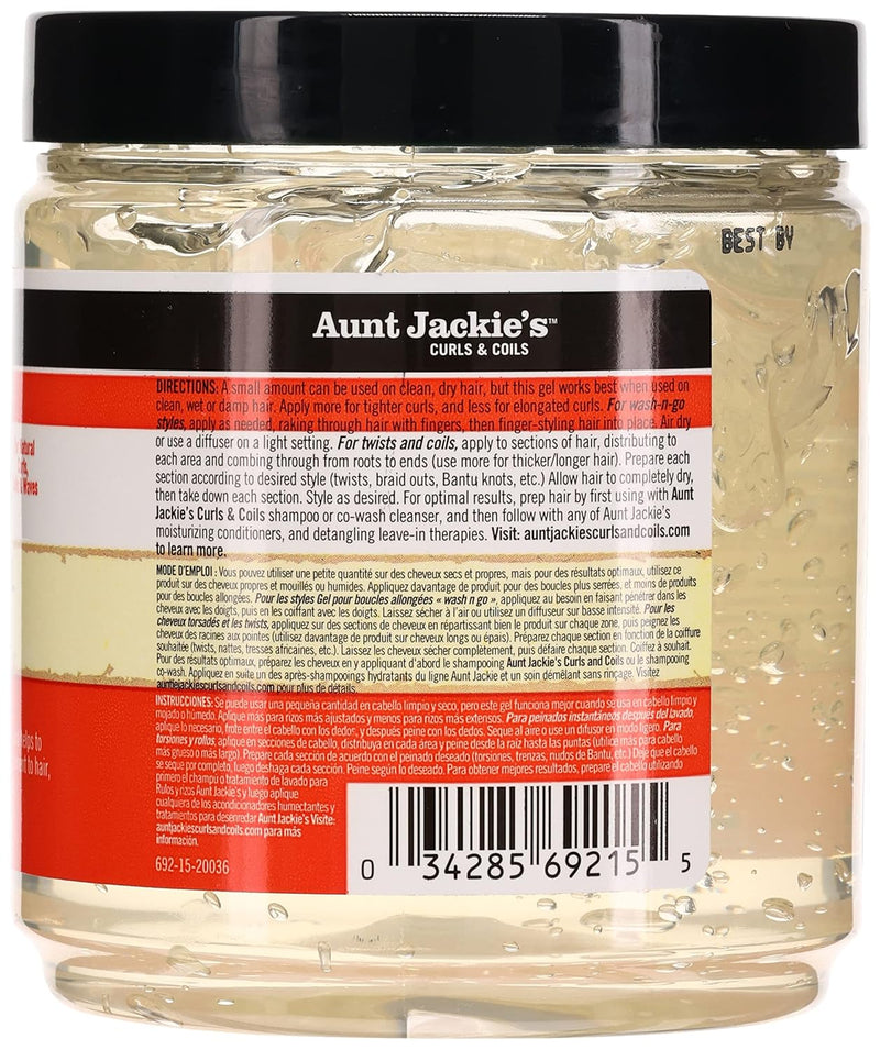 Aunt Jackie's Don't Shrink Flaxseed Elongating Curling Gel, 15 oz
