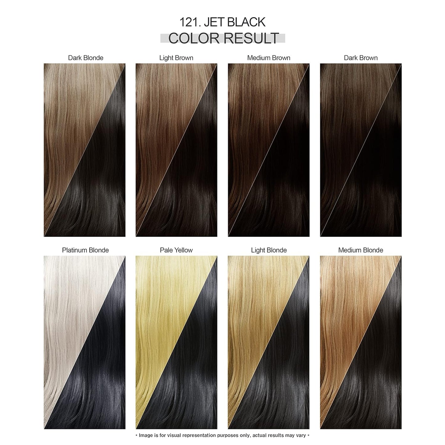 Adore Semi Permanent Hair Color - Vegan and Cruelty-Free Hair Dye - 4 Fl Oz - 121 Jet Black