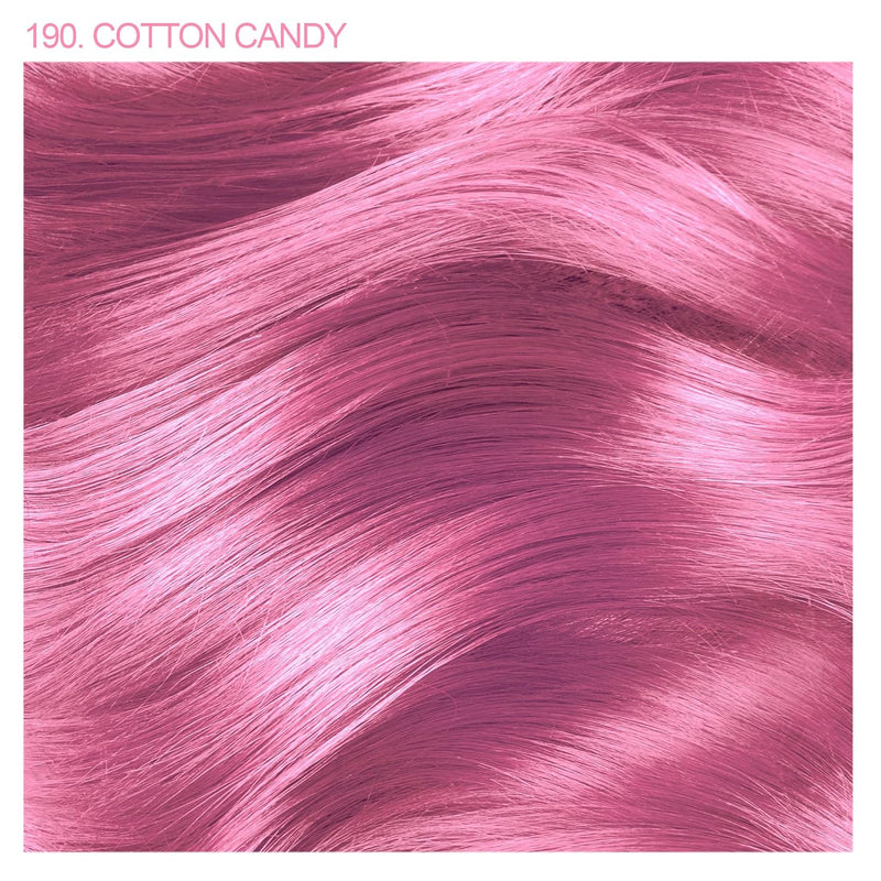 Adore Semi Permanent Hair Color - Vegan and Cruelty-Free Pink Hair Dye - 4 Fl Oz - 190 Cotton Candy