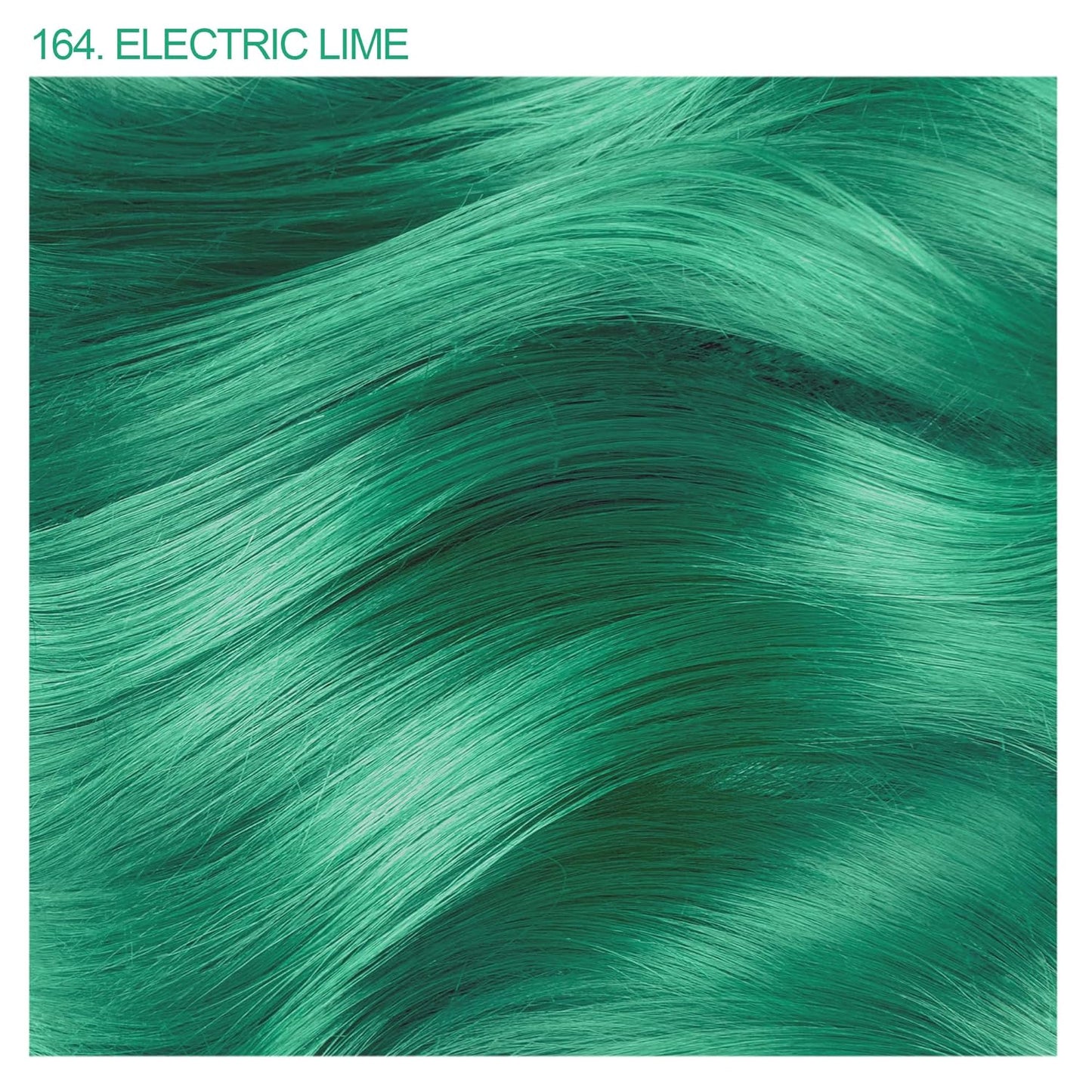 Adore Semi Permanent Hair Color - Vegan and Cruelty-Free Green Hair Dye - 4 Fl Oz - 164 Electric Lime