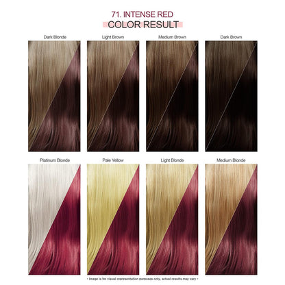 Adore Semi Permanent Hair Color - Vegan and Cruelty-Free Red Hair Dye - 4 Fl Oz - 071 Intense Red