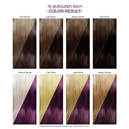 Adore Semi Permanent Hair Color - Vegan and Cruelty-Free Red Hair Dye - 4 Fl Oz - 079 Burgundy Envy