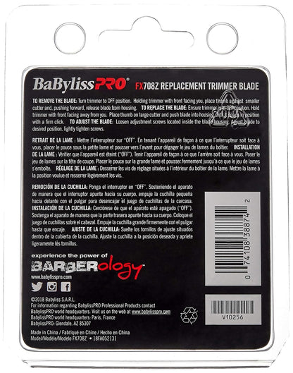 BaBylissPRO Barberology FX708Z Stainless Steel Replacement T-Blade for FX788RG and FX788S