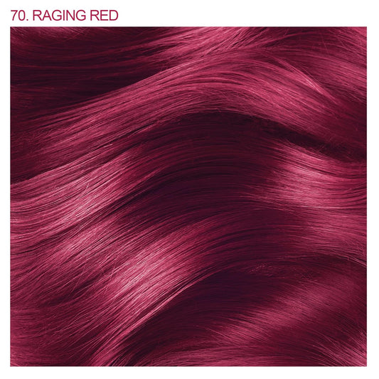 Adore Semi Permanent Hair Color - Vegan and Cruelty-Free Red Hair Dye - 4 Fl Oz - 070 Raging Red