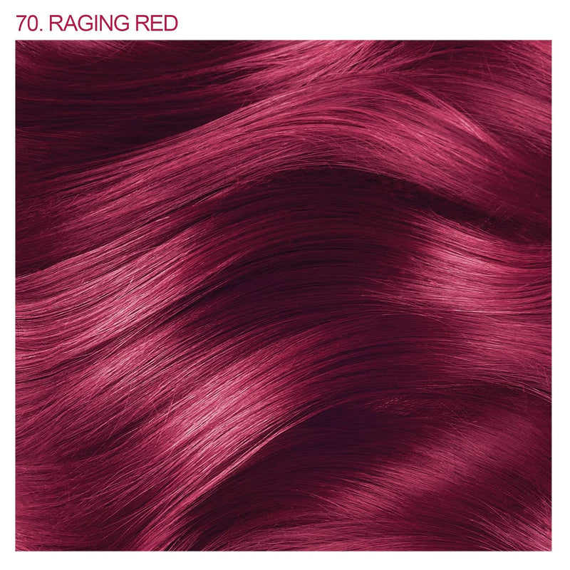 Adore Semi Permanent Hair Color - Vegan and Cruelty-Free Red Hair Dye - 4 Fl Oz - 070 Raging Red