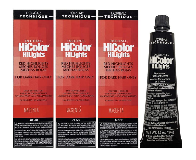 Loreal Excellence Hicolor Hilights Magenta 1.2 Ounce