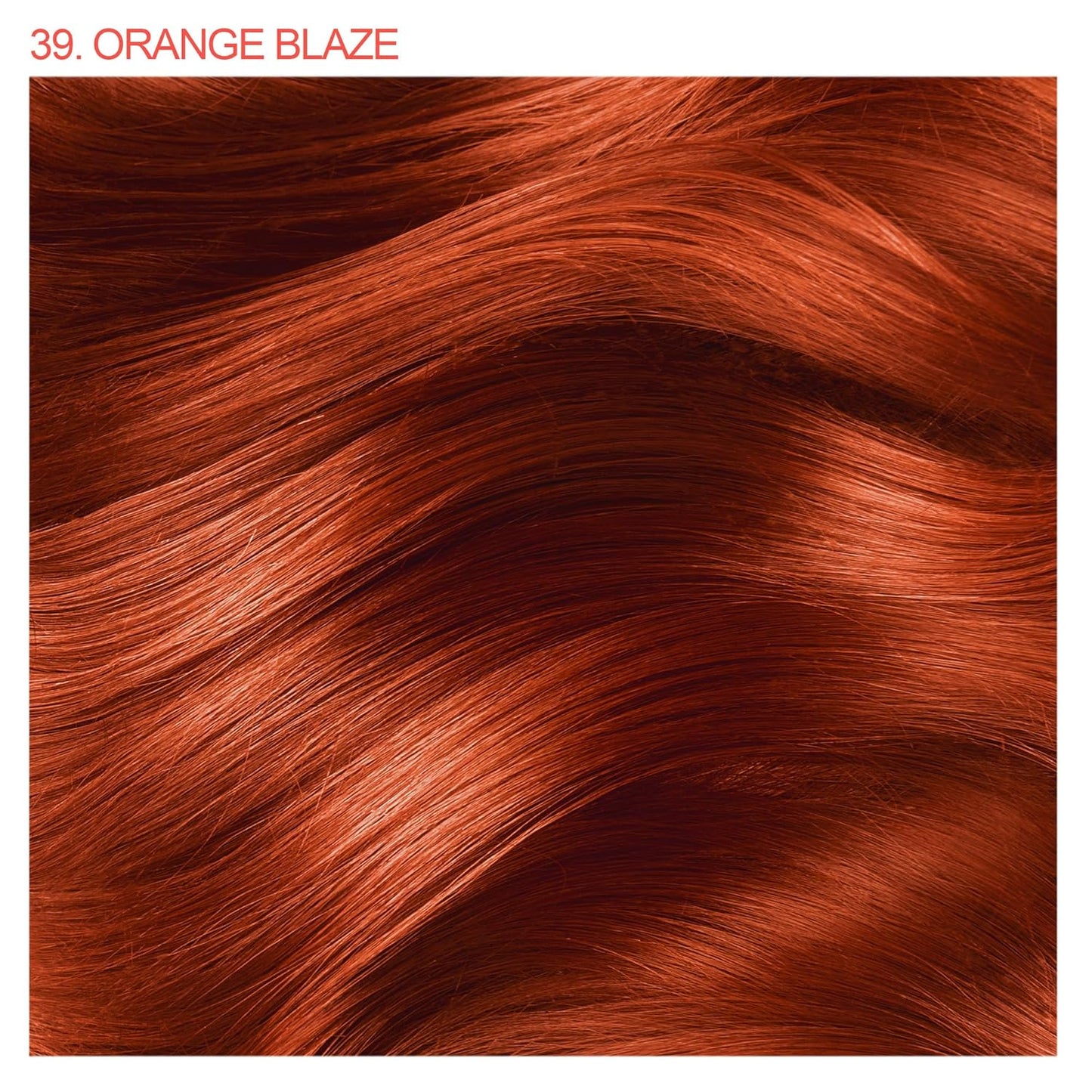 Adore Semi Permanent Hair Color - Vegan and Cruelty-Free Orange Hair Dye - 4 Fl Oz - 039 Orange Blaze