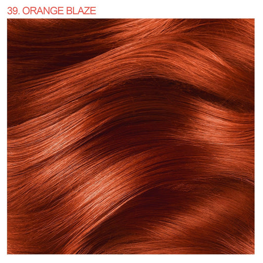 Adore Semi Permanent Hair Color - Vegan and Cruelty-Free Orange Hair Dye - 4 Fl Oz - 039 Orange Blaze