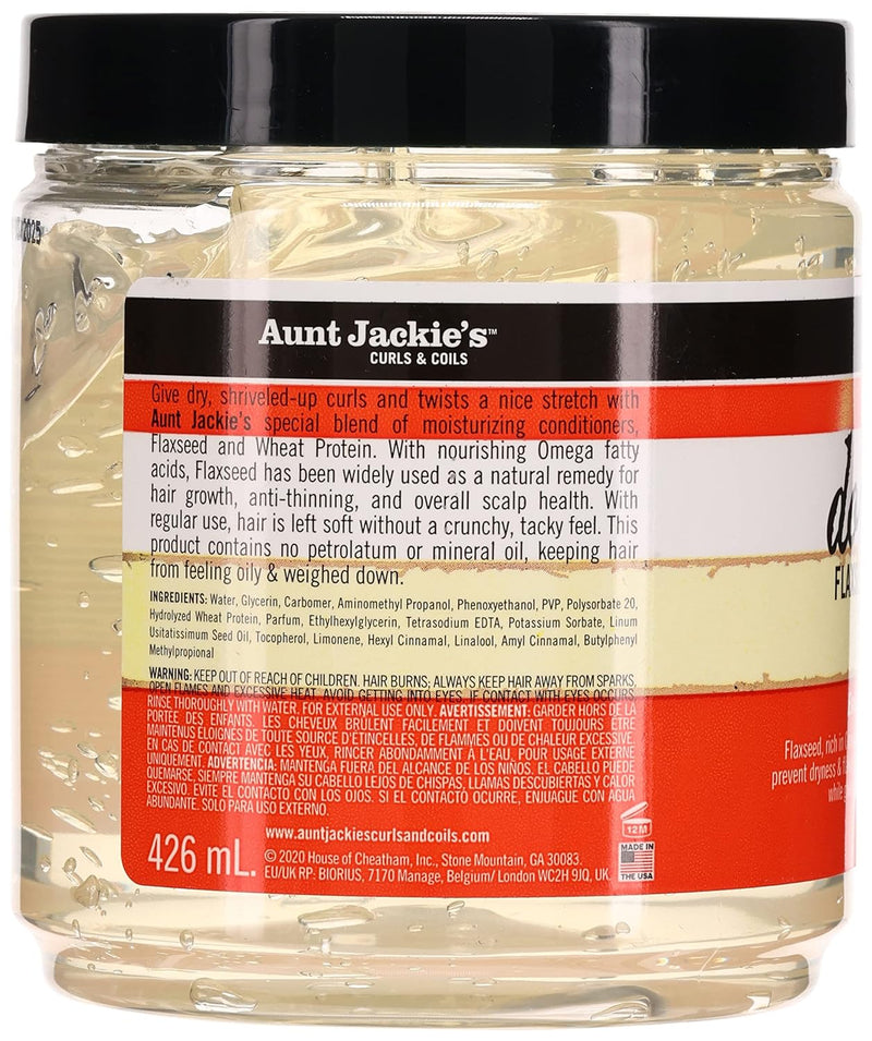 Aunt Jackie's Don't Shrink Flaxseed Elongating Curling Gel, 15 oz