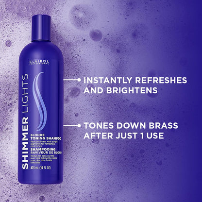 Clairol Professional Shimmer Lights Purple Shampoo, 16 fl. Oz