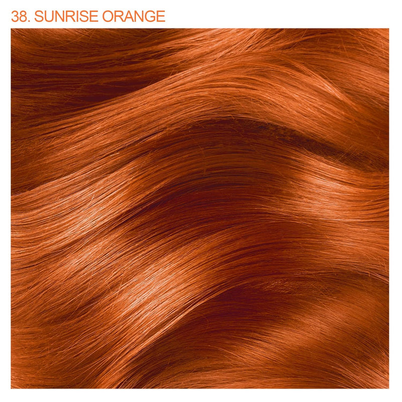 Adore Semi Permanent Hair Color - Vegan and Cruelty-Free Hair Dye - 4 Fl Oz - 038 Sunsine Orange