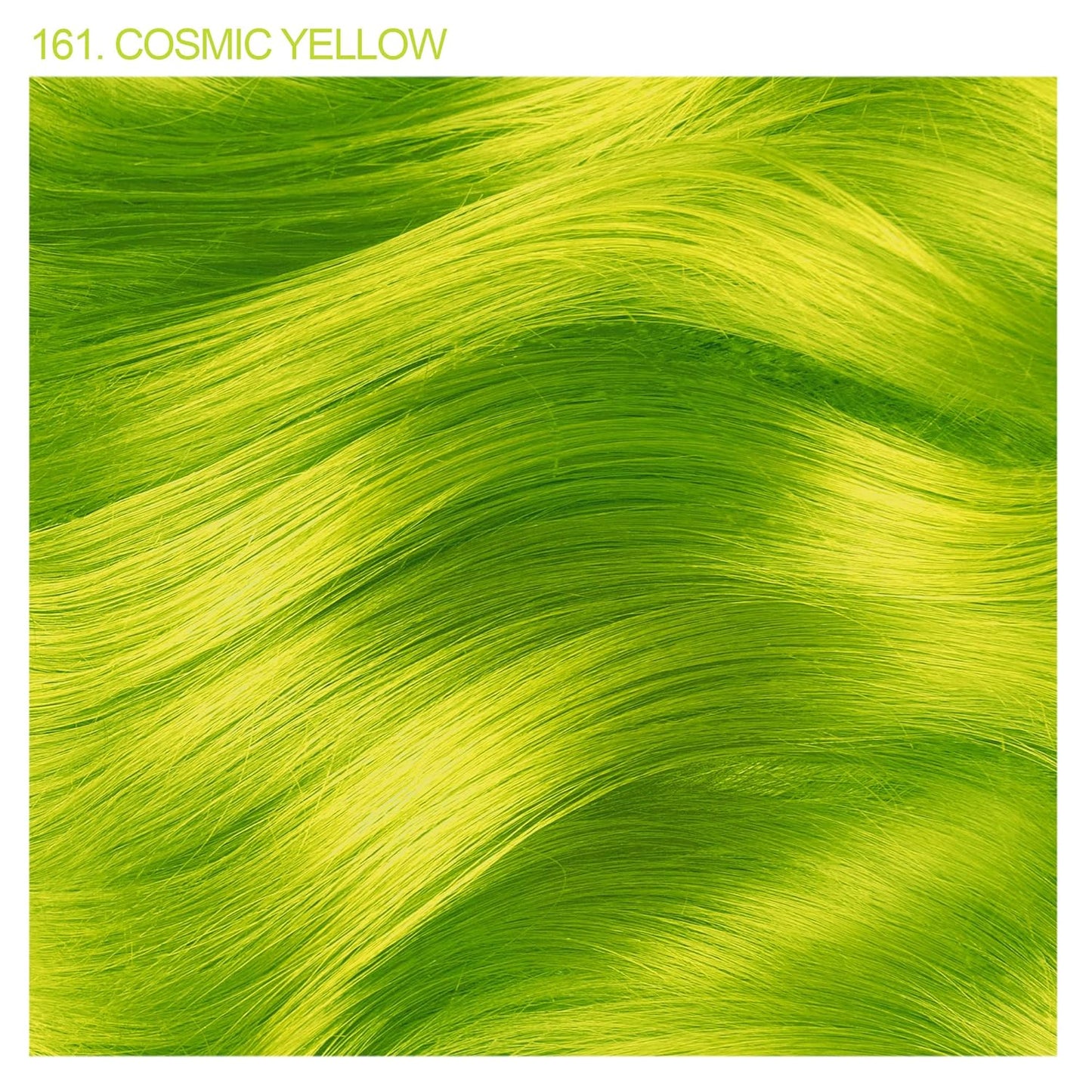 Adore Semi Permanent Hair Color - Vegan and Cruelty-Free Yellow Hair Dye - 4 Fl Oz - 161 Cosmic Yellow