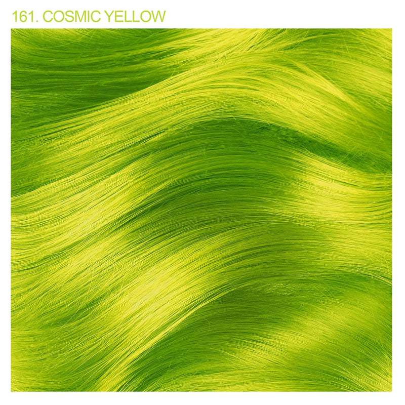 Adore Semi Permanent Hair Color - Vegan and Cruelty-Free Yellow Hair Dye - 4 Fl Oz - 161 Cosmic Yellow