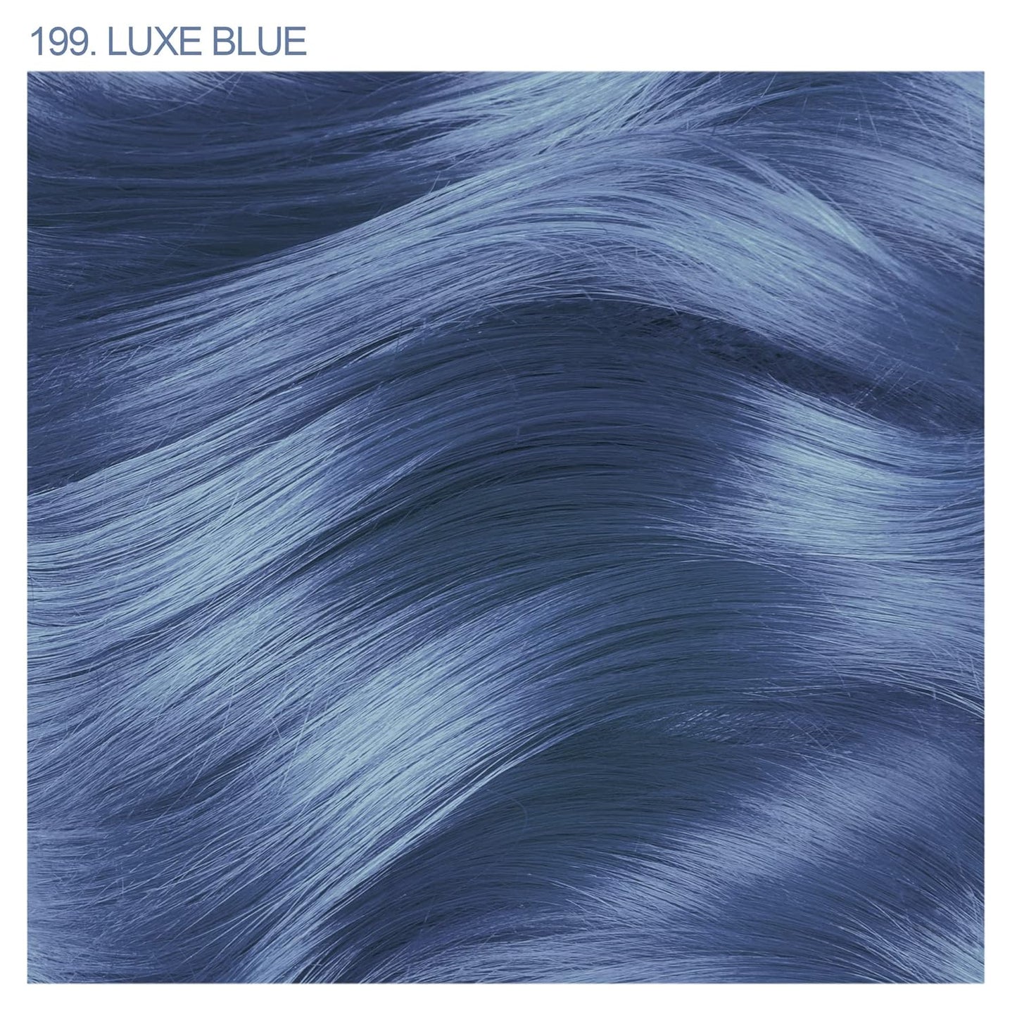 Adore Semi Permanent Hair Color - Vegan and Cruelty-Free Blue Hair Dye - 4 Fl Oz - 199 Luxe Blue