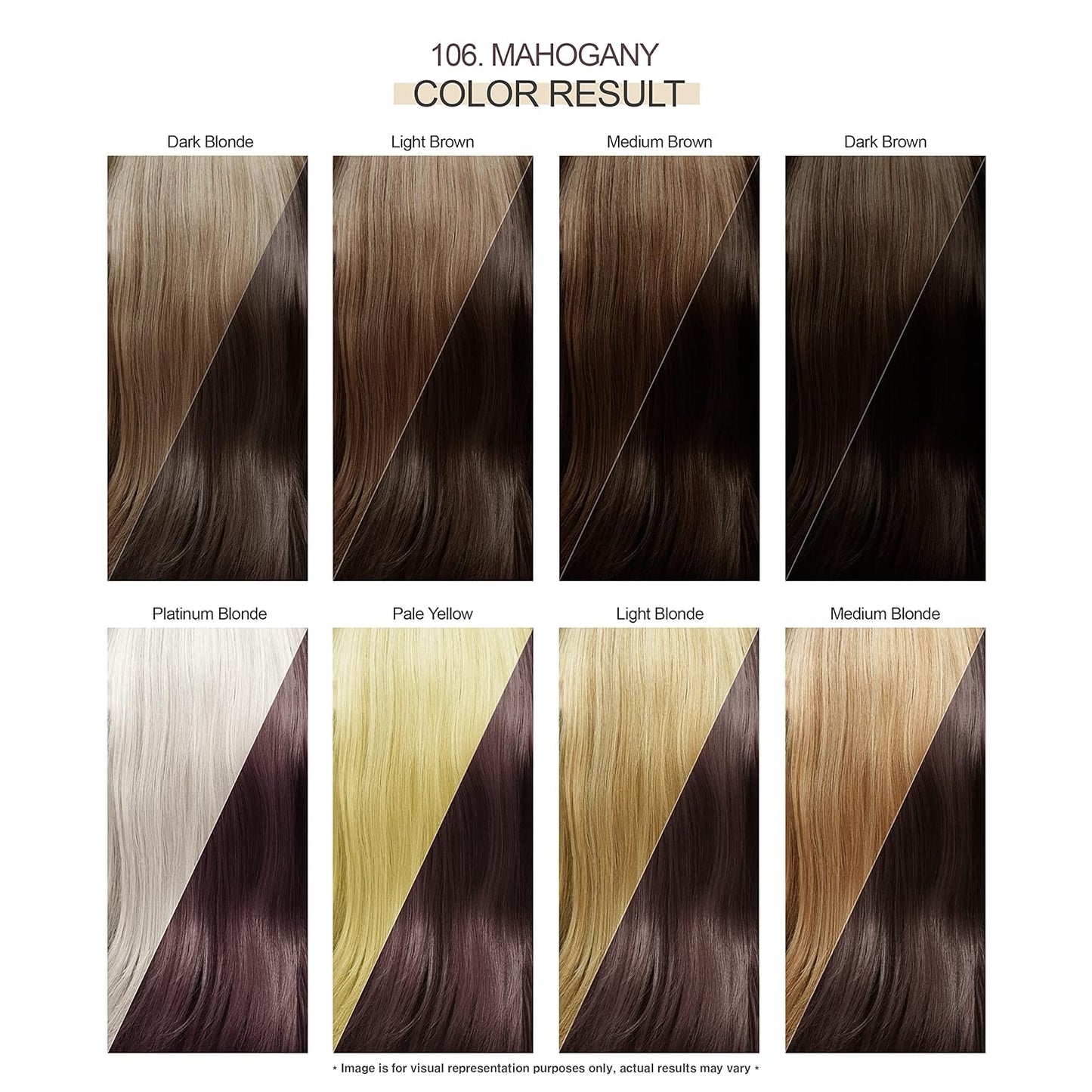 Adore Semi Permanent Hair Color - Vegan and Cruelty-Free Hair Dye - 4 Fl Oz - 106 Mahogany
