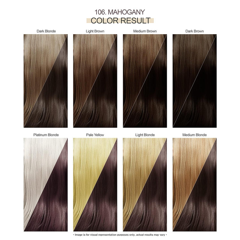 Adore Semi Permanent Hair Color - Vegan and Cruelty-Free Hair Dye - 4 Fl Oz - 106 Mahogany