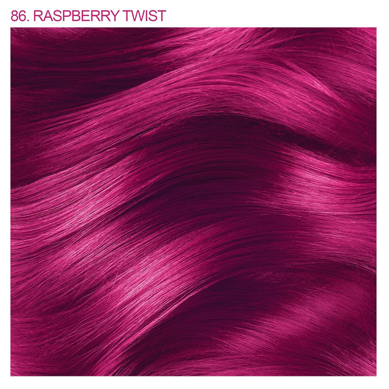 Adore Semi Permanent Hair Color - Vegan and Cruelty-Free Red Hair Dye - 4 Fl Oz - 086 Raspberry Twist