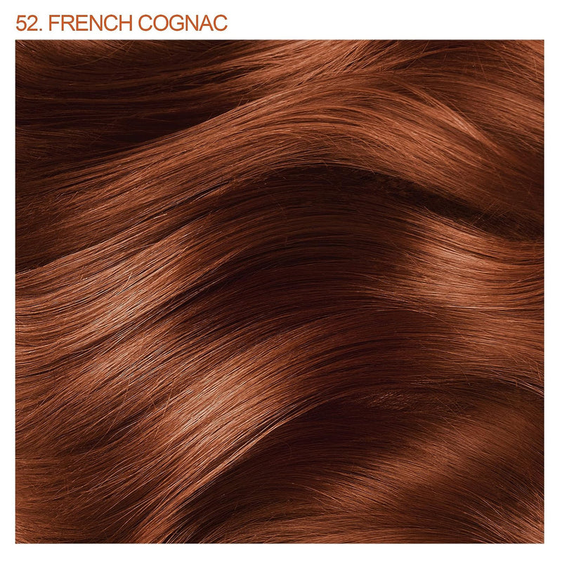 Adore Semi Permanent Hair Color - Vegan and Cruelty-Free Brown Hair Dye - 4 Fl Oz - 052 French Cognac