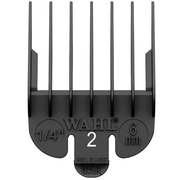 Wahl Black Plastic Tab Clipper Comb 6mm