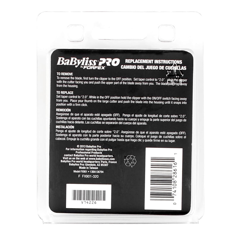BaBylissPRO Barberology FX901 DLC Gold/Titanium Micro-Serrated Replacement Blade