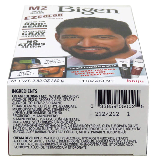 BIGEN Hoyu Ezcolor for Men, Real Black M2