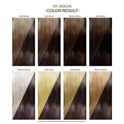 Adore Semi Permanent Hair Color - Vegan and Cruelty-Free Brown Hair Dye - 4 Fl Oz - 110 Darkest Brown