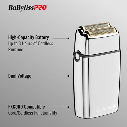 BaBylissPRO METALFX Single and Double Foil Shavers