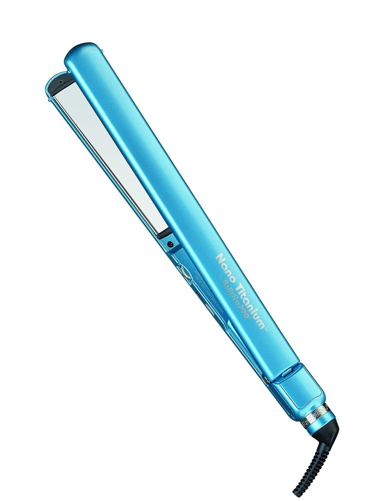 BabylissPRO Nano Titanium Ultra-Thin Hair Straightener, Professional Flat Iron For All Hair Types