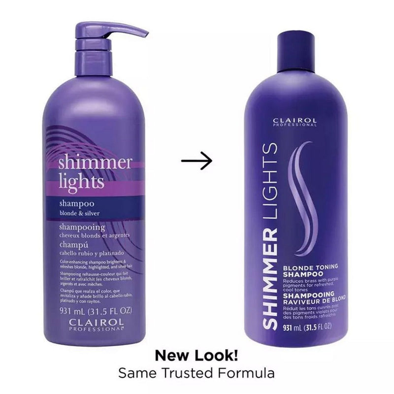 Clairol Shimmer Lights Shampoo Blonde and Silver 32 oz