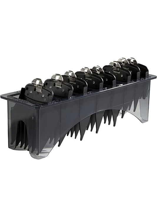 WAHL PREMIUM CUTTING GUIDE COMB #1-#8 8PK W/ METAL CLIP