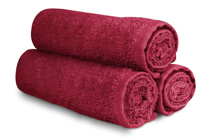 16 x 27" Burgundy 100% Cotton Premium Towel