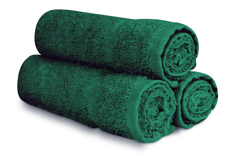 16 x 27" Forest Green 100% Cotton ULTRA Salon Towel