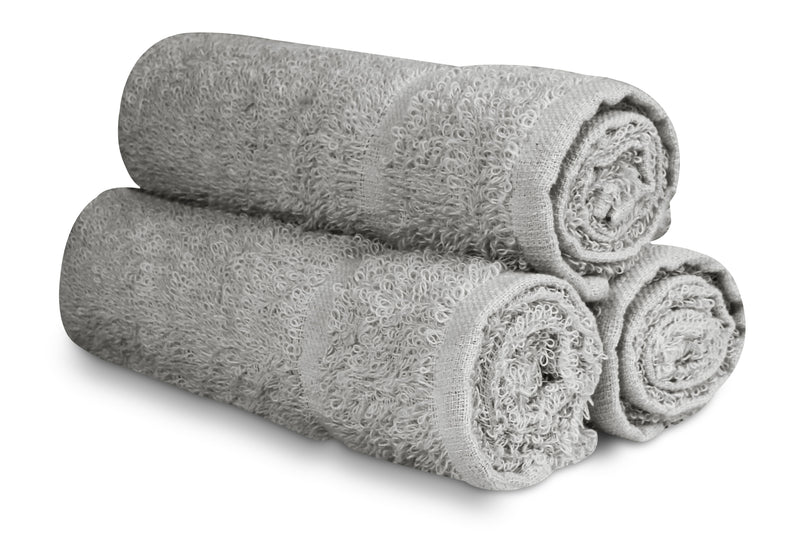 16 x 27" Silver Grey 100% Cotton ULTRA Salon Towel