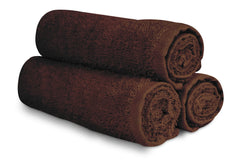 16 x 27" Brown 100% Cotton Premium Salon Towel