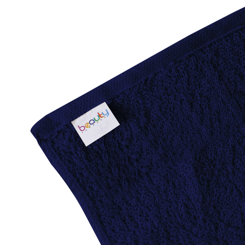 15 x 25" Navy Blue 100% Cotton Economy Towel