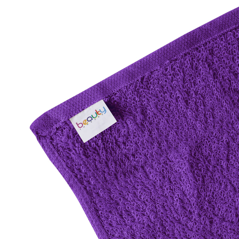 16 x 27" Purple 100% Cotton Premium Salon Towel