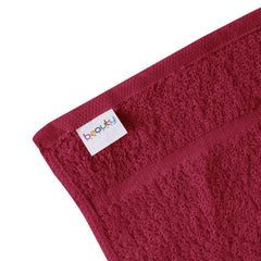 15 x 25" Burgundy 100% Cotton Economy Towel