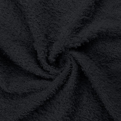 15x25" Black 100% Cotton Economy Towel