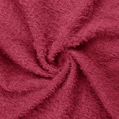 15 x 25" Burgundy 100% Cotton Economy Towel