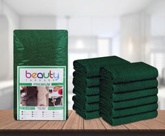 16 x 27" Forest Green 100% Cotton Premium Salon Towel