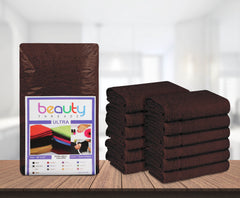 16 x 27" Brown 100% Cotton ULTRA Salon Towel