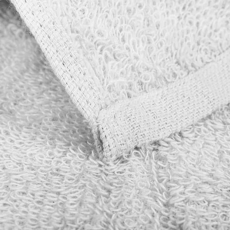 15 x 25" White 100% Cotton Economy Towel