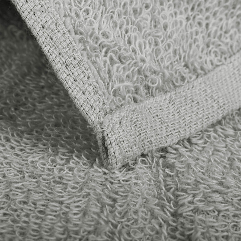 16 x 27" Silver 100% Cotton Premium Salon Towel